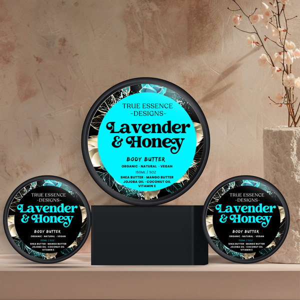 Lavender & Honey Whipped Shea Body Butter - 5 oz / Lavender & Honey