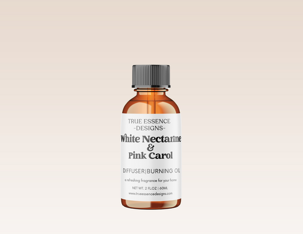 White Nectarine & Pink Carol Scented Home Fragrance Burning Oil ~ Diffuser Oil