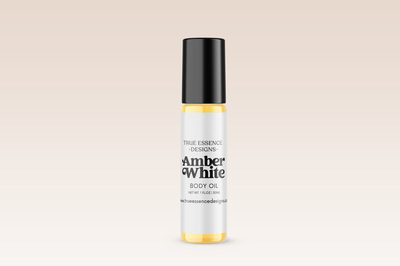 Amber White Body Oil Roll On - Unisex