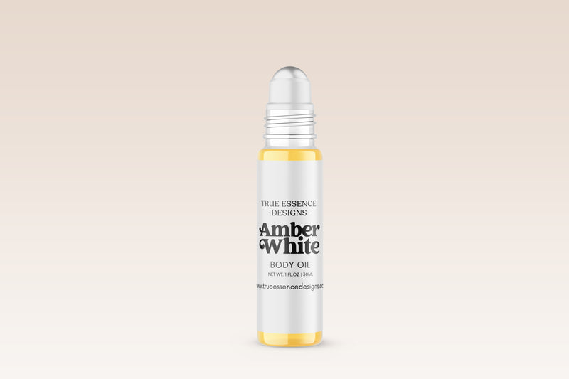 Amber White Body Oil Roll On - Unisex