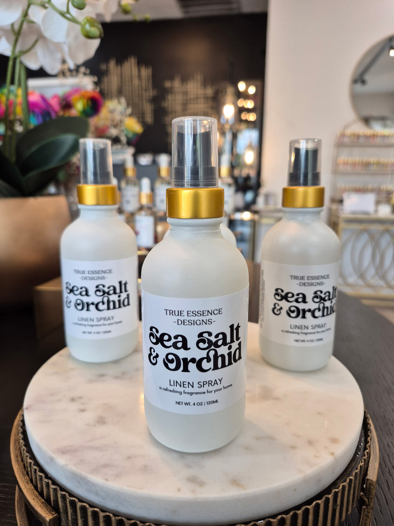 Sea Salt & Orchid Linen Spray 4oz