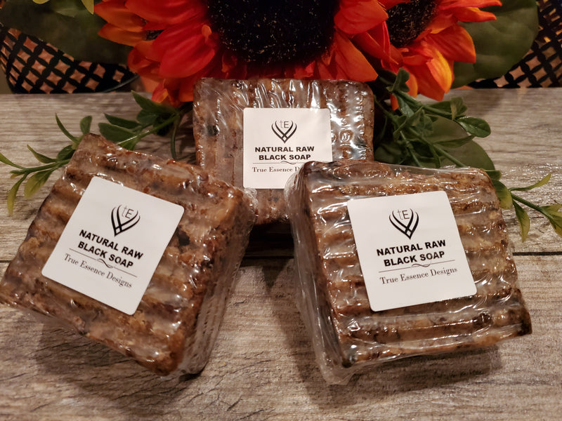 Raw African Black Soap