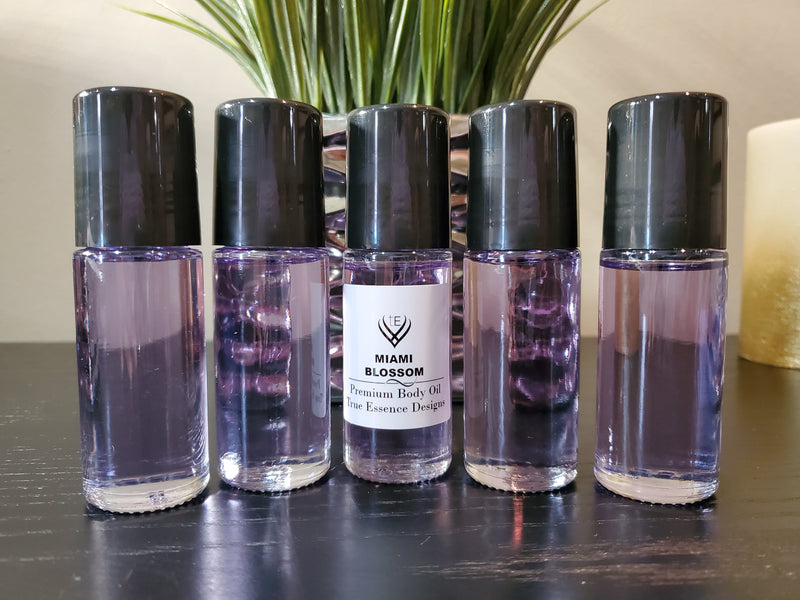 ESC102 Purple Miami Blossom Body Oil - Women's